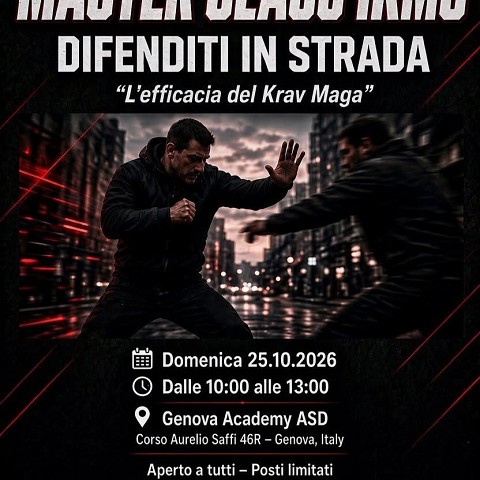 Masterclass: “The Effectiveness of Krav Maga – Street Self-Defense”