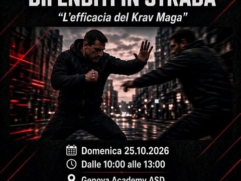 MASTER CLASS “L’efficacia del Krav Maga – Difenditi in Strada”